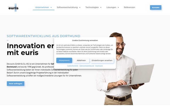 Screenshot of euris.de