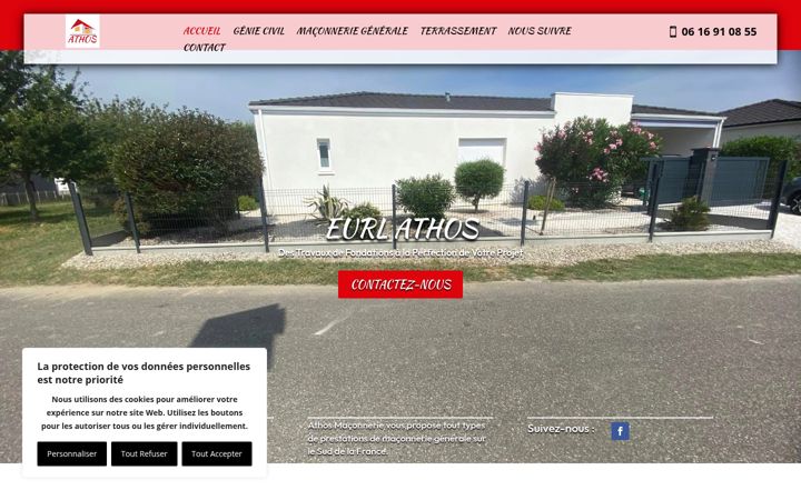 Screenshot of eurl-athos-47.fr