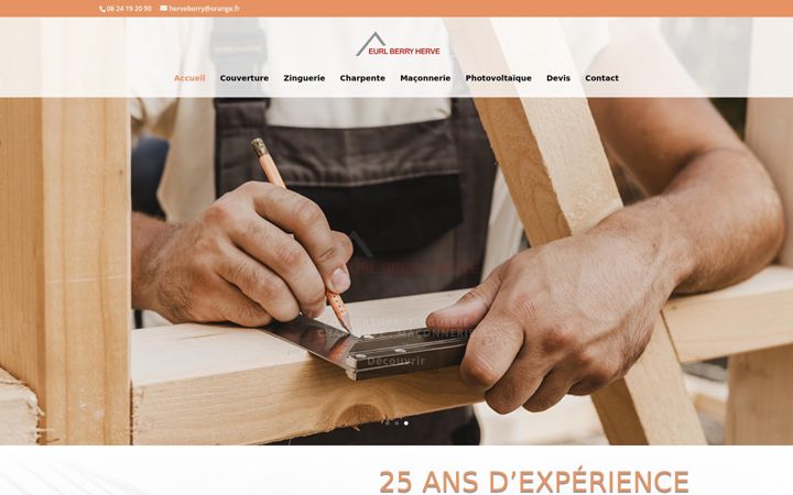Screenshot of eurl-herve-berry.fr