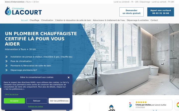 Screenshot of eurl-lacourt.fr