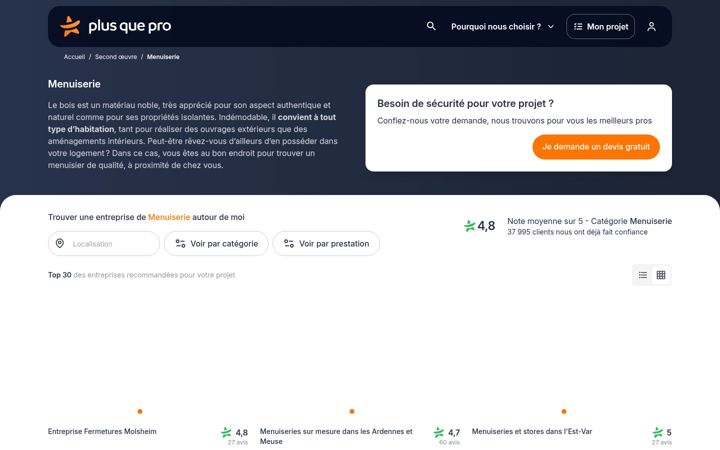 Screenshot di eurl-letombe-menuiserie.fr