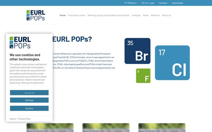 Screenshot of eurl-pops.eu