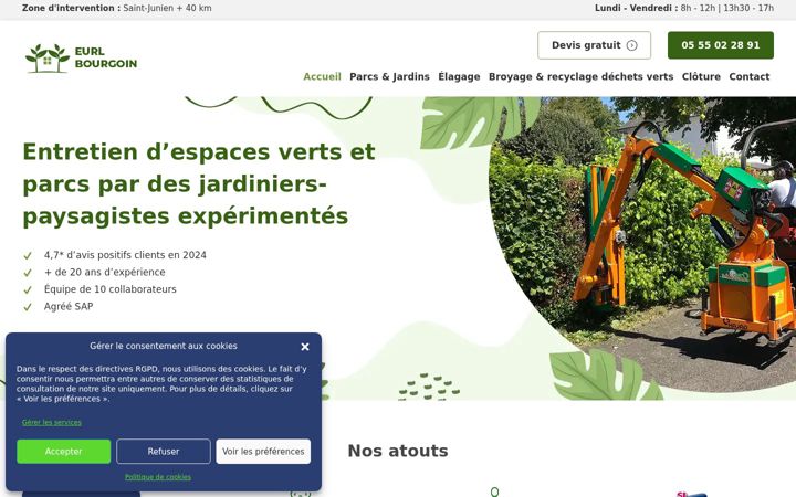 Screenshot von eurlbourgoin.fr