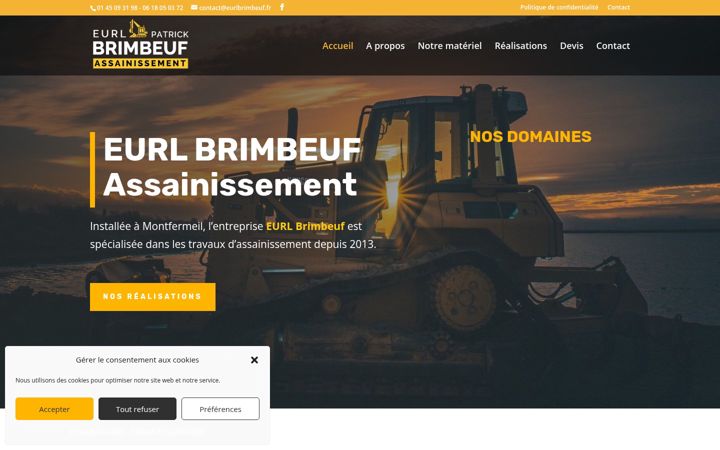 Screenshot of eurlbrimbeuf.fr