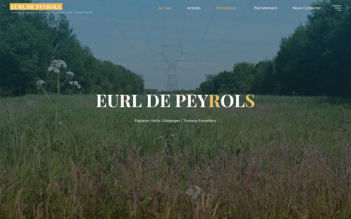 Screenshot von eurldepeyrols.fr