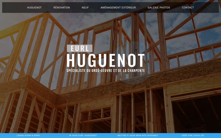 Screenshot of eurlhuguenot.fr
