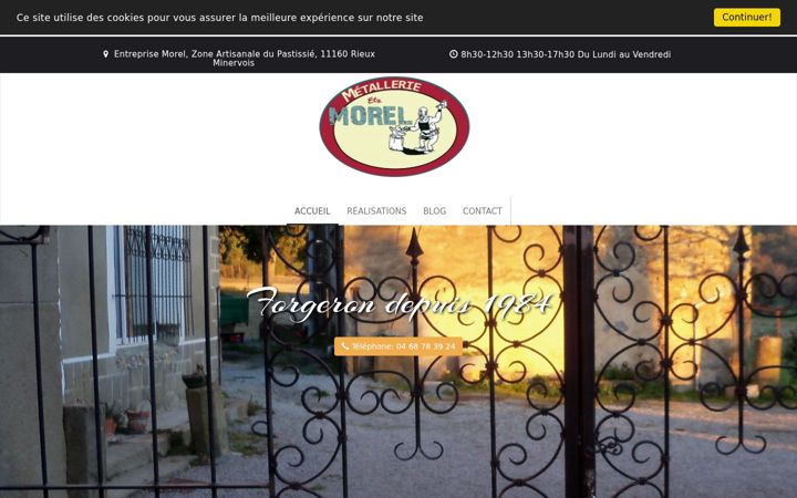Screenshot of eurlmorel.com