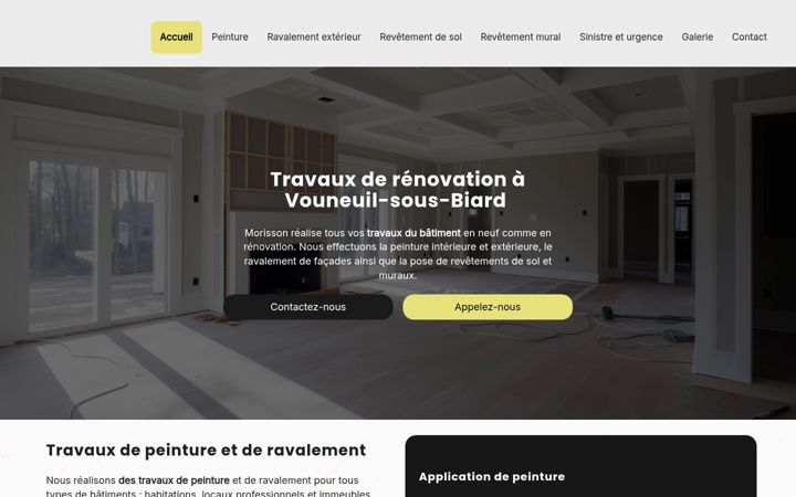 Screenshot of eurlmorisson.fr
