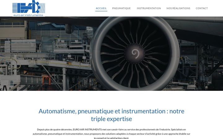 Skærmbillede af euro-air-instruments.fr
