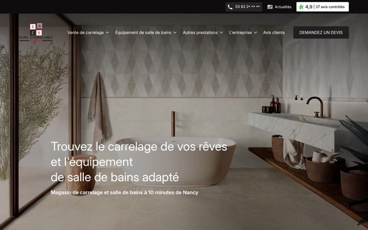 Screenshot of euro-carrelages-services.com