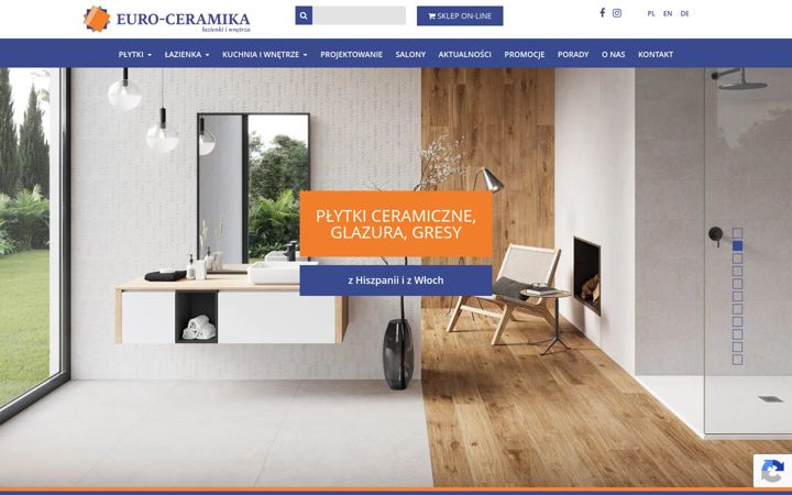 Skjermbilde av euro-ceramika.pl