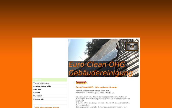 Screenshot of euro-clean-ohg.de