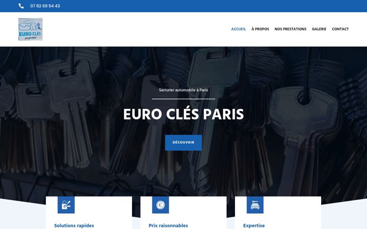 Screenshot of euro-cles.fr