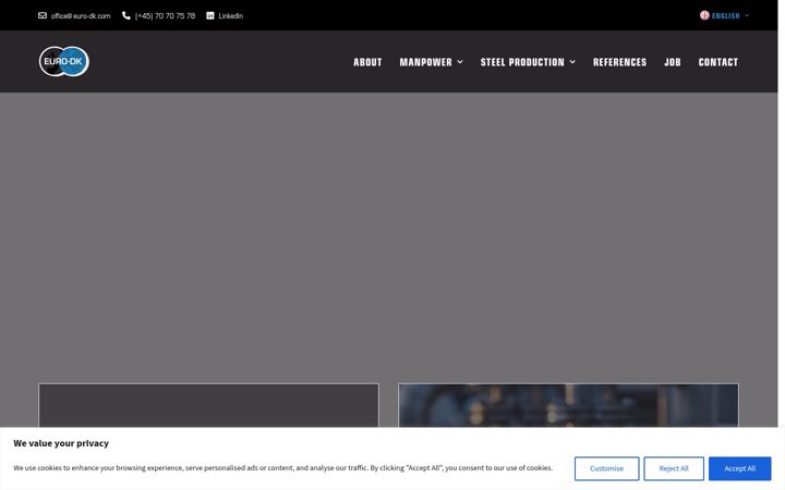 Screenshot of euro-dk.com