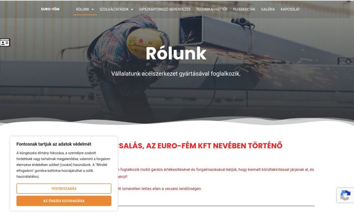 Skærmbillede af euro-fem.hu