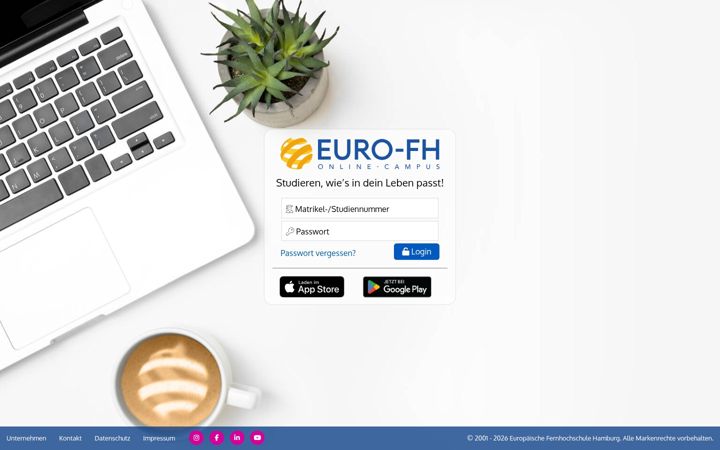 Screenshot of euro-fh-campus.de