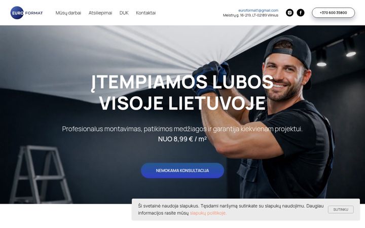 Screenshot of euro-format.com