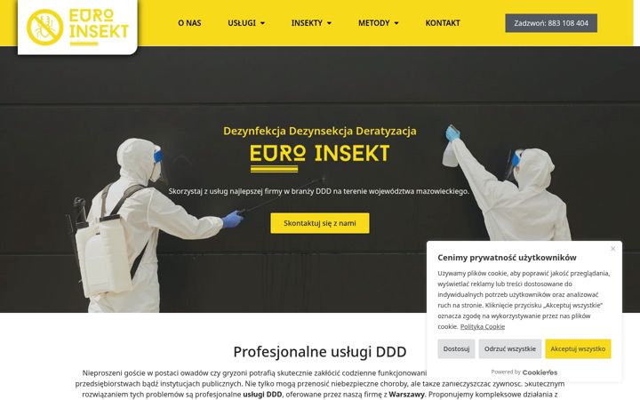 Screenshot von euro-insekt.pl