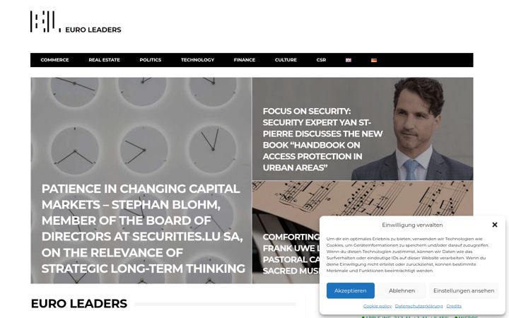 Screenshot of euro-leaders.com