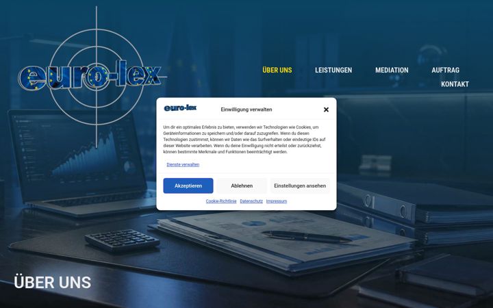 Screenshot of euro-lex.de
