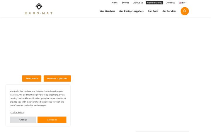 Screenshot of euro-mat.com