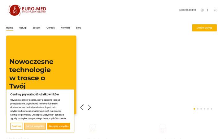 Screenshot von euro-med.slask.pl