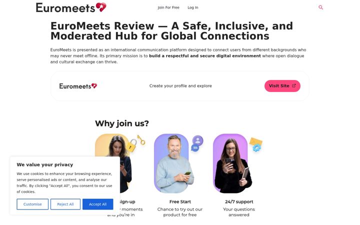 Screenshot of euro-meets.com