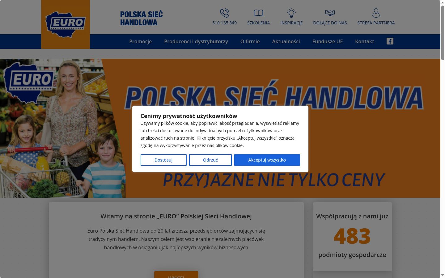 Sutikimo reklamjuostės, rodytos prieš bet kokią sąveiką, ekrano kopija