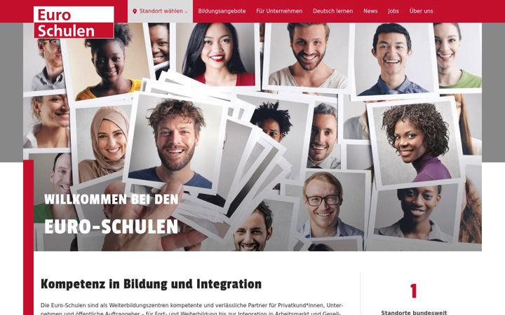 Screenshot of euro-schulen.de