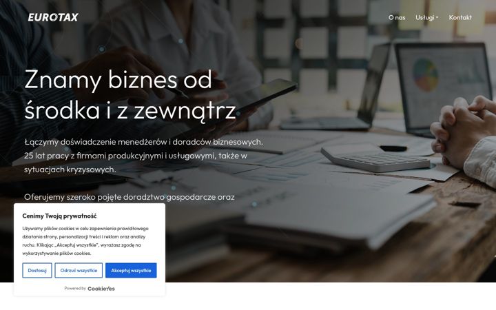 Screenshot von euro-tax.com.pl