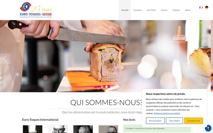 Screenshot ta' euro-toques.ch