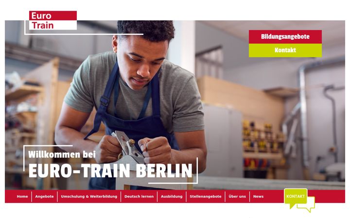 Screenshot of euro-train.de