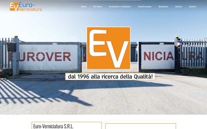 Screenshot of euro-verniciatura.com