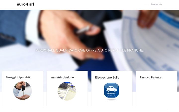 Screenshot of euro4srl.it