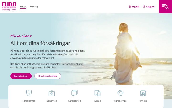 Screenshot of euroaccident.com