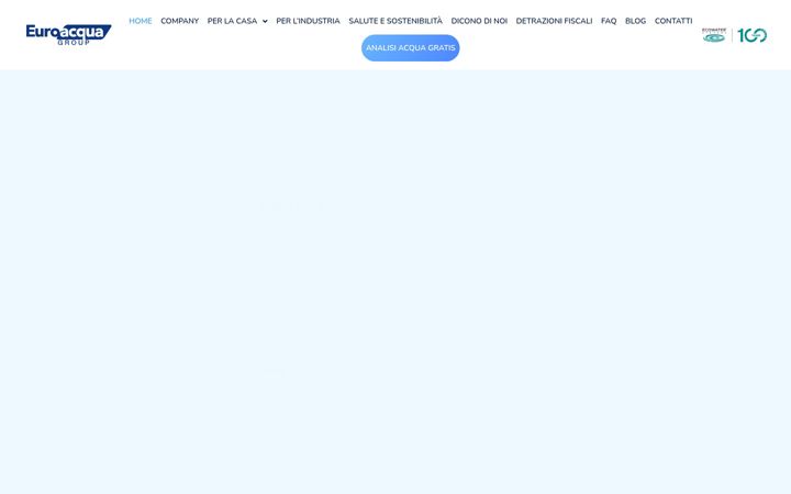 Screenshot του euroacqua.it