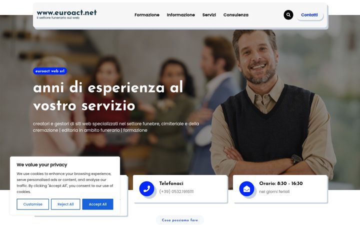 Zrzut ekranu euroact.net
