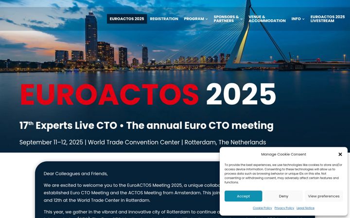 Screenshot of euroactos2025.com
