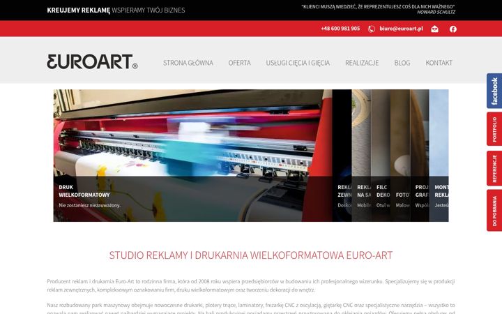 Screenshot von euroart.pl
