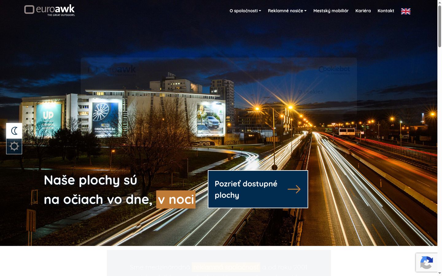 Screenshot des Einwilligungsbanners vor jeglicher Interaktion