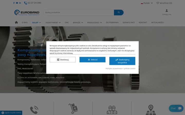 Screenshot of euroband.pl