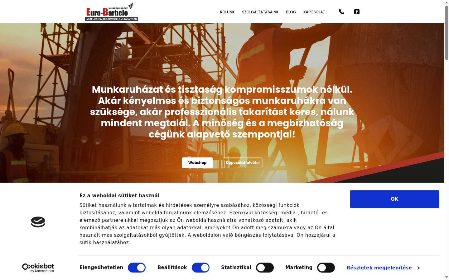 Screenshot tal-banner tal-kunsens muri qabel kwalunkwe interazzjoni