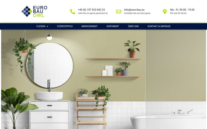 Screenshot of eurobau-owl.de