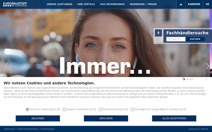 Screenshot of eurobaustoff.de