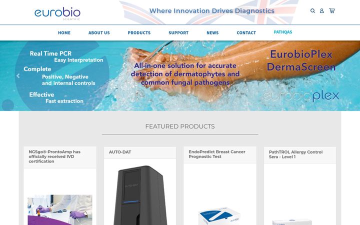 Screenshot of eurobio-scientific.co.uk