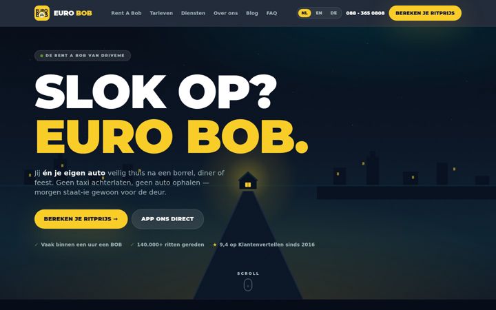 Screenshot ta' eurobob.nl