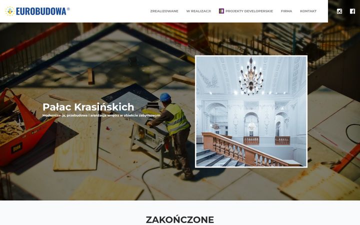Screenshot of eurobudowa.waw.pl