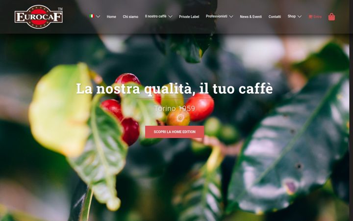 Screenshot του eurocafcaffe.it