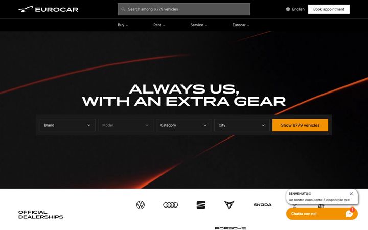 Screenshot of eurocar.it