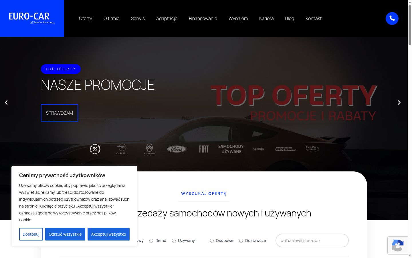 Screenshot tal-banner tal-kunsens muri qabel kwalunkwe interazzjoni